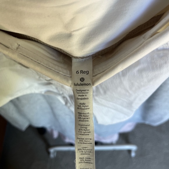 Lululemon white shorts - Picture 3 of 3